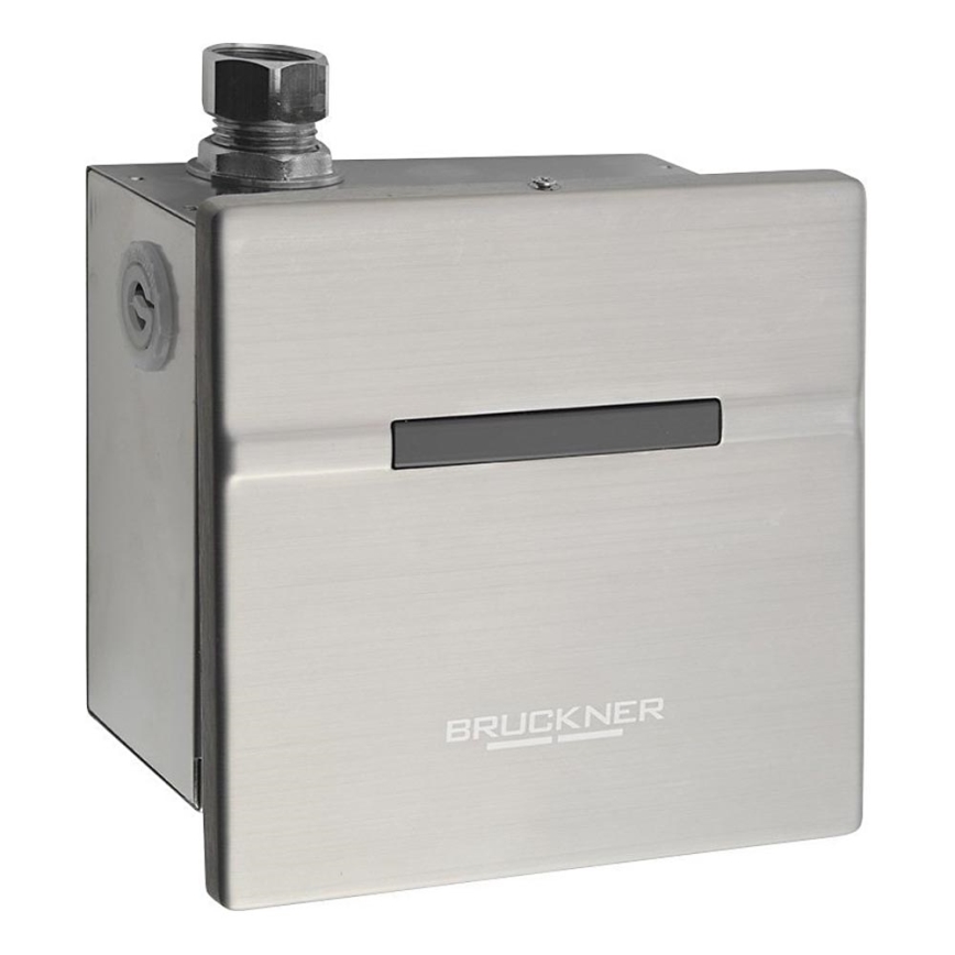 Bruckner - Chasse d'eau d'urinoir à détecteur 6V DC/4xAA acier inoxydable
