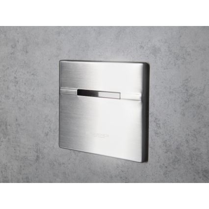 Bruckner - Chasse d'eau d'urinoir à détecteur 6V DC/4xAA acier inoxydable