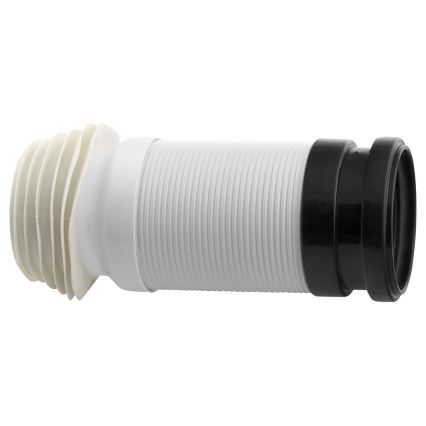 Bruckner - Flexibele aansluiting voor toilet 45 cm wit/zwart