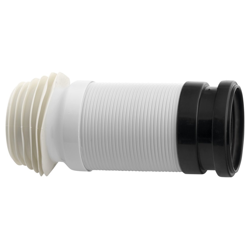 Bruckner - Flexibele aansluiting voor toilet 45 cm wit/zwart