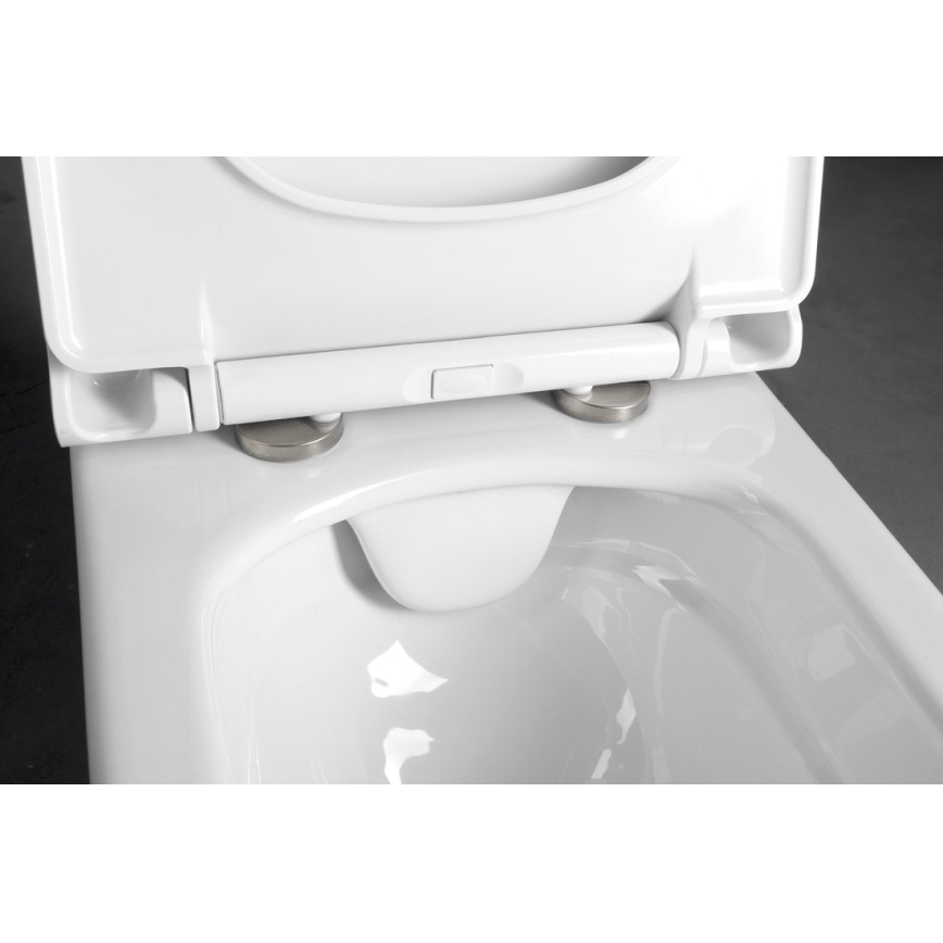 Bruckner - Hangend toilet Rimless WALTER keramiek/wit