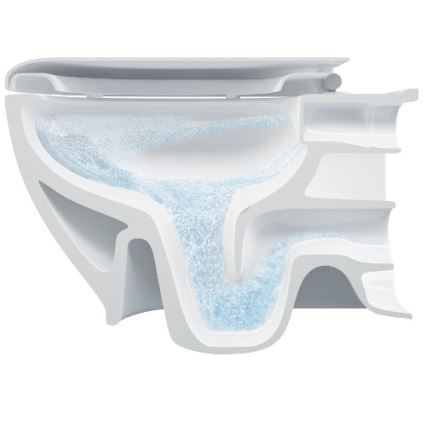 Bruckner - Hangend toilet Rimless WALTER keramiek/wit