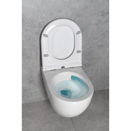 Bruckner - Hangend toilet Vortex Rimless FULDA keramiek/wit