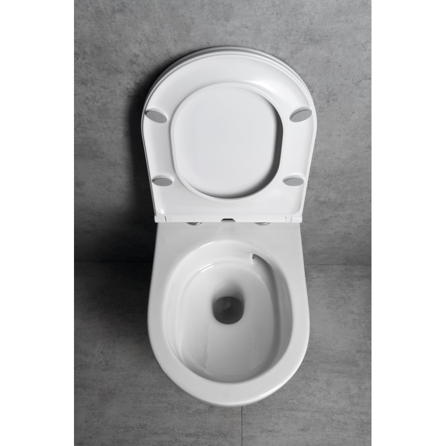 Bruckner - Hangend toilet Vortex Rimless FULDA keramiek/wit