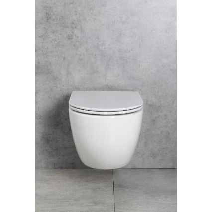 Bruckner - Hangend toilet Vortex Rimless FULDA keramiek/wit