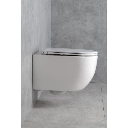 Bruckner - Hangend toilet Vortex Rimless FULDA keramiek/wit
