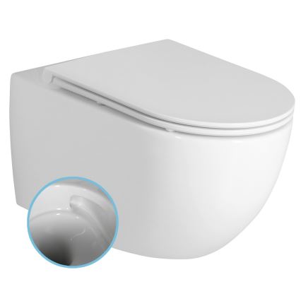 Bruckner - Hangend toilet Vortex Rimless FULDA keramiek/wit