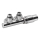 Bruckner - Lot de raccordement thermostatique pour raccordement central WICHER chrome brillant