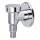 Bruckner - Sifon voor buitenwasmachine DN32 glanzend chroom