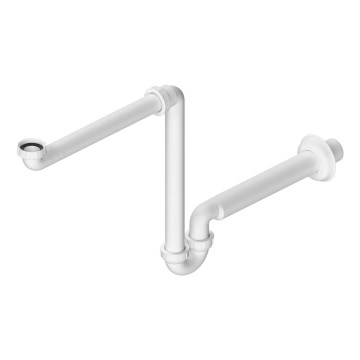 Bruckner - Siphon de lavabo meuble DN32 blanc