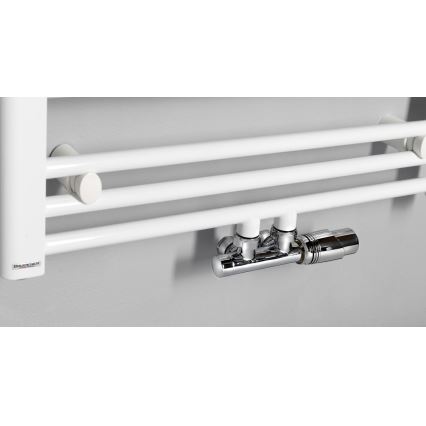 Bruckner - Thermostatische aansluitset voor centrale aansluiting WICHER glanzend chroom