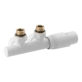 Bruckner - Thermostatische aansluitset voor centrale aansluiting WICHER wit