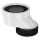 Bruckner - Toilet afvalmanchet vast, excentrisch zwart/wit