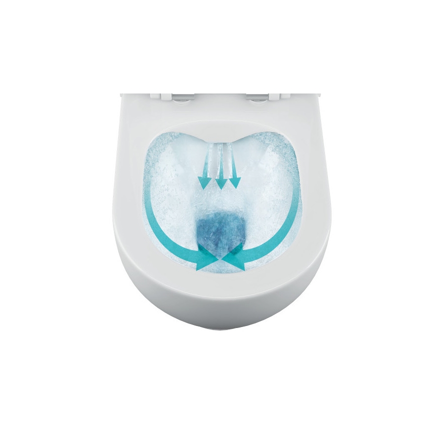Bruckner - Toilettes suspendues Rimless WALTER céramique/blanc