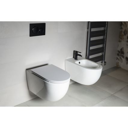 Bruckner - Toilettes suspendues Vortex Rimless FULDA céramique/blanc