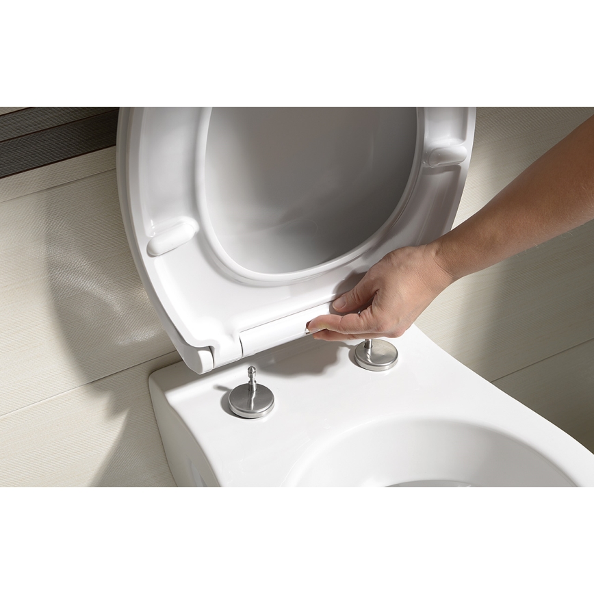 Bruckner - Wc-bril SoftClose FULDA SLIM wit