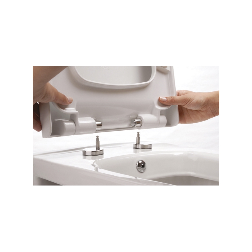 Bruckner - Wc-bril SoftClose FULDA SLIM wit