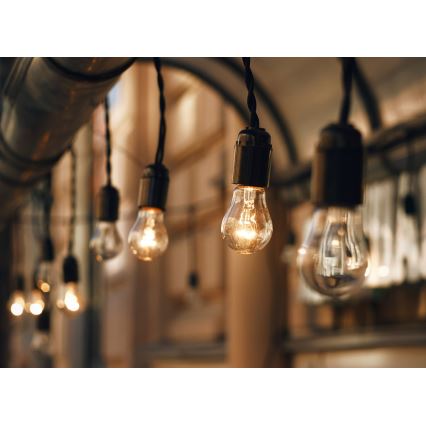 Buiten decoratieve lichtslinger GIRLANDA 22 m 20xE27/15W/230V IP44