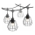 Buiten decoratieve lichtslinger CRETE 20xE27/230V 25m IP44