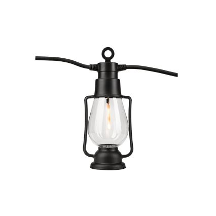 Buiten Decoratieve lichtsnoer SLINGER 10xLED 10m IP44 warm wit