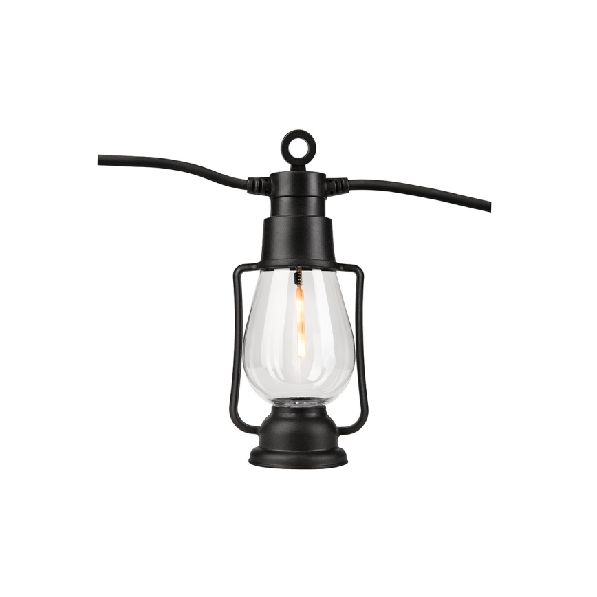 Buiten Decoratieve lichtsnoer SLINGER 10xLED 10m IP44 warm wit