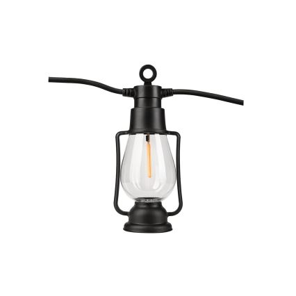 Buiten Decoratieve lichtsnoer SLINGER 10xLED 10m IP44 warm wit