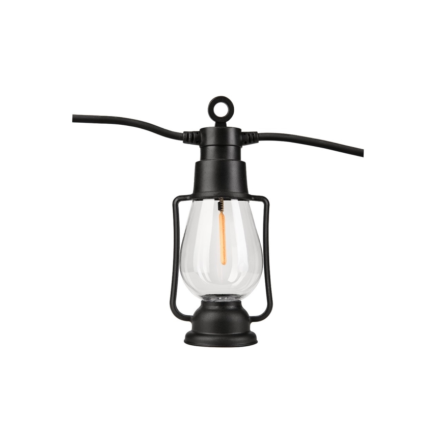 Buiten Decoratieve lichtsnoer SLINGER 10xLED 10m IP44 warm wit