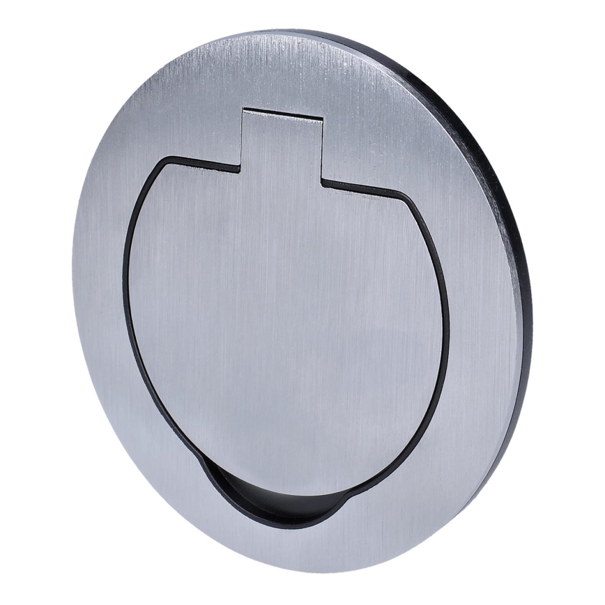 Buiten inbouw vloer socket IP55 rond