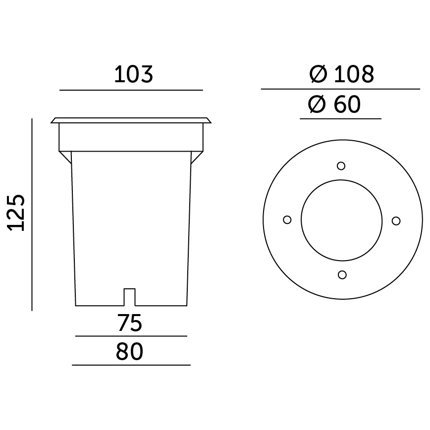 Buiten pendellamp ENTRADA2 1x GU10 / 50W / 230V IP65