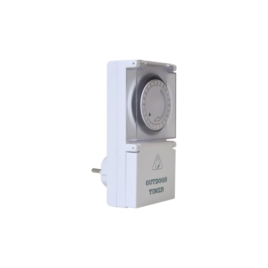 Buiten timer mechanische schakelaar dagelijks 16A/230V IP44