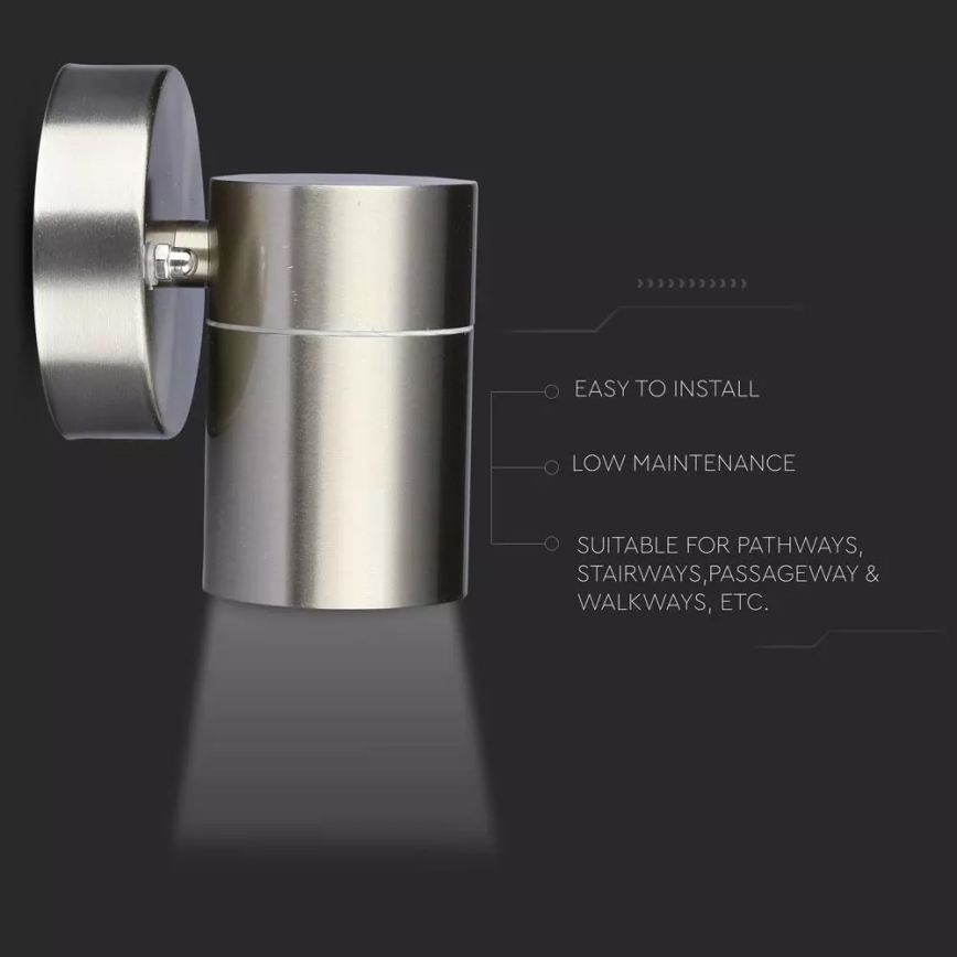 Buiten wandlamp 1x GU10 / 35W / 230V IP44