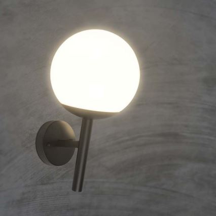 Buiten wandlamp 1xE27/60W/230V IP44 zwart