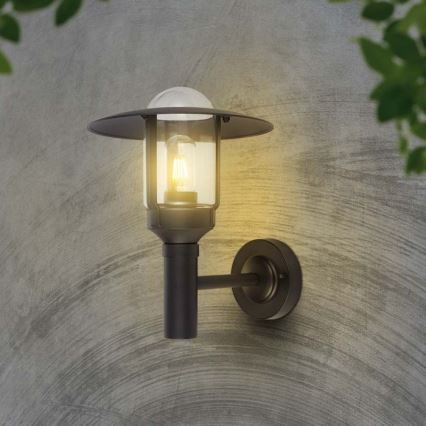 Buiten wandlamp 1xE27/60W/230V IP44 zwart