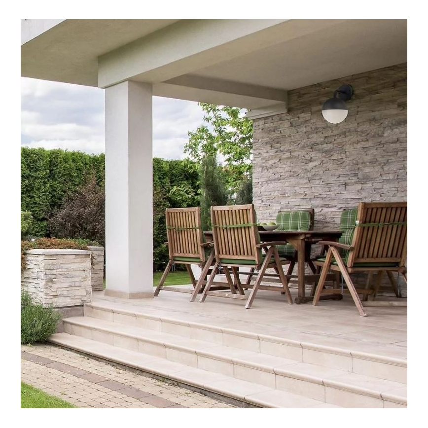 Buiten wandlamp ULSA 1xE27/12W/230V IP44