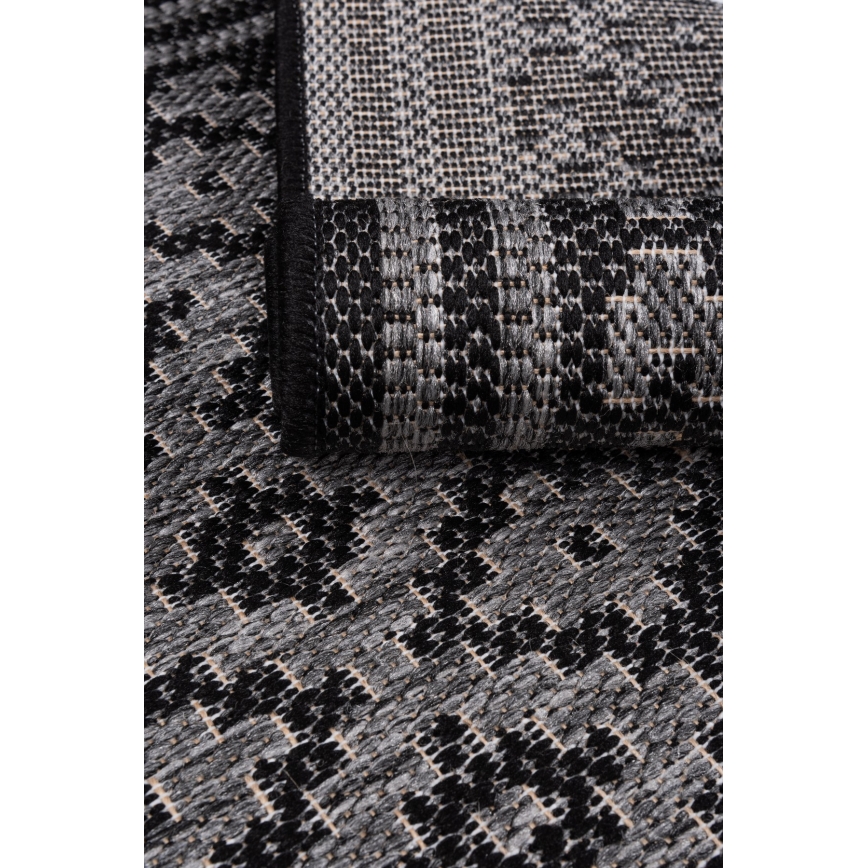 Buitenkleed EXPRESS NEW OUTDOOR 160x220 cm antraciet/grijs