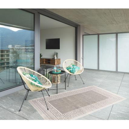 Buitenkleed EXPRESS NEW OUTDOOR 160x220 cm grijs/beige