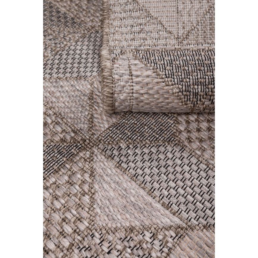 Buitenkleed ORIA 160x220 cm grijs/beige