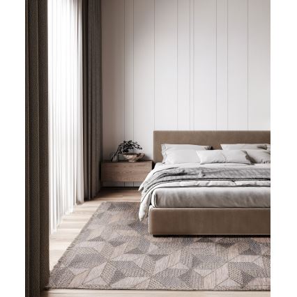 Buitenkleed ORIA 70x140 cm grijs/beige