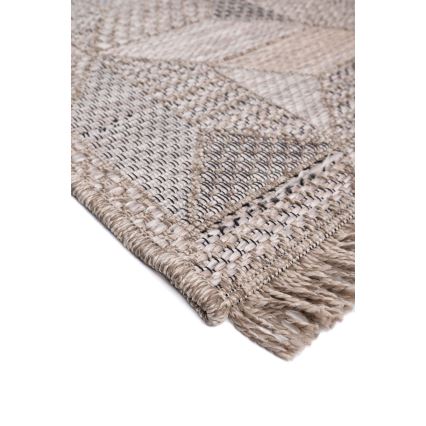 Buitenkleed ORIA 70x140 cm grijs/beige