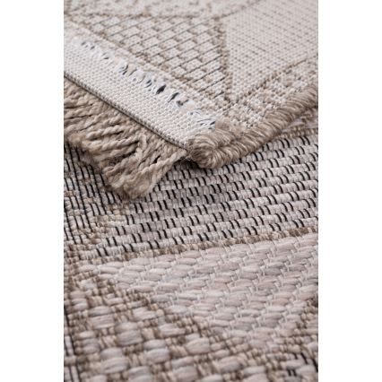 Buitenkleed ORIA 70x140 cm grijs/beige