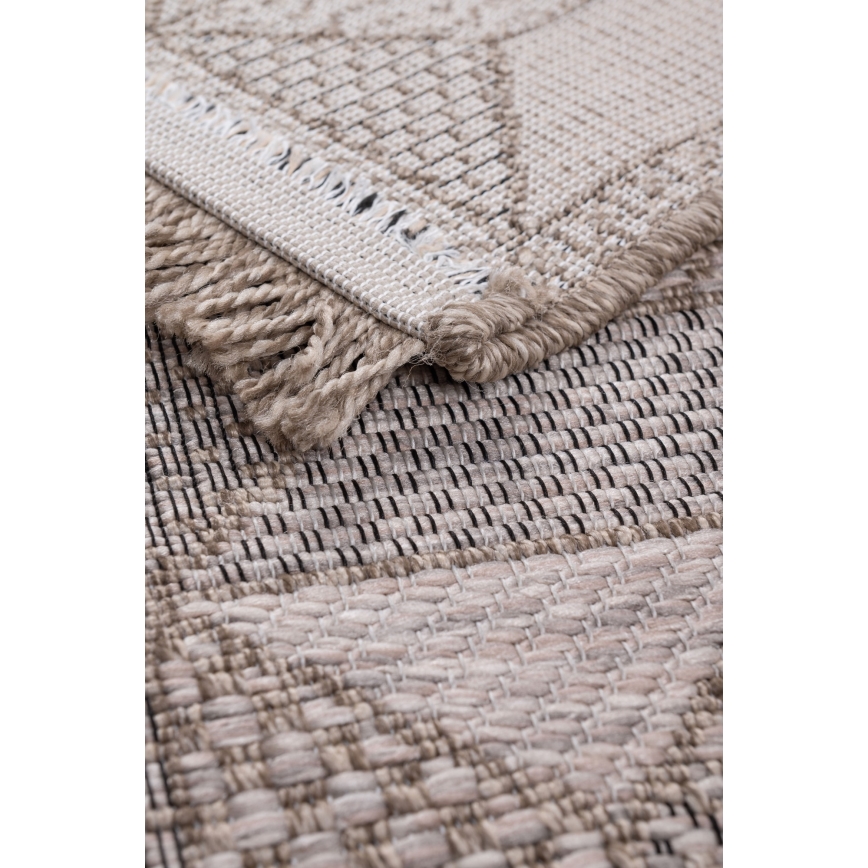Buitenkleed ORIA 70x140 cm grijs/beige