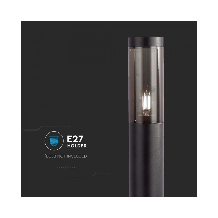 Buitenlamp 1xE27/18W/230V IP44 100 cm