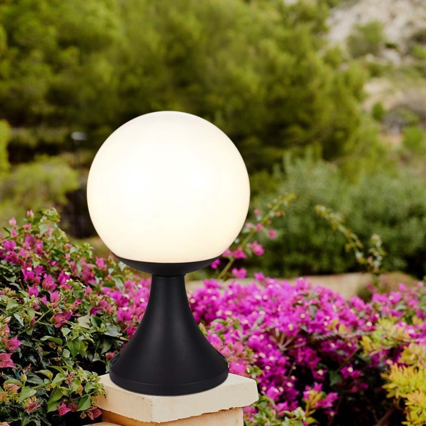 Buitenlamp 1xE27/60W/230V IP44 33 cm zwart