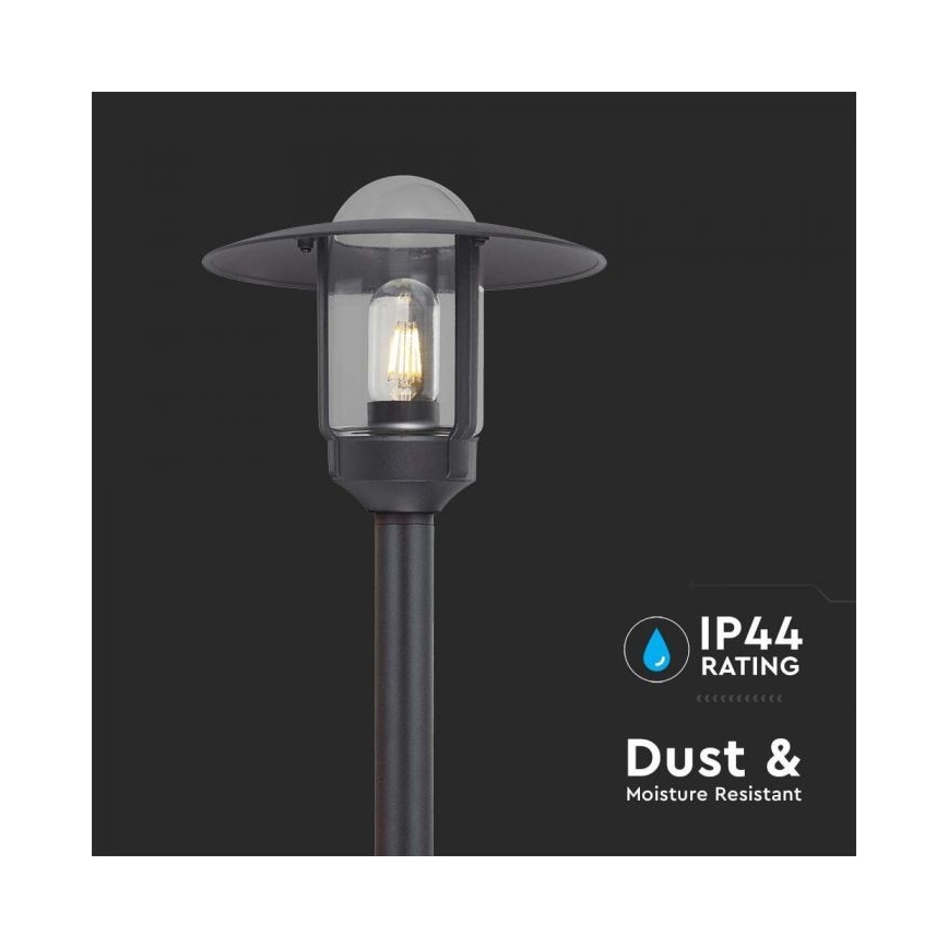 Buitenlamp 1xE27/60W/230V IP44 zwart