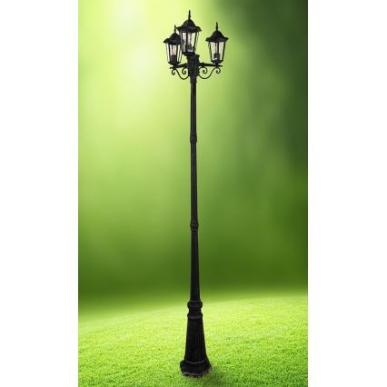 Buitenlamp LIGURIA 3xE27/60W/230V IP43 2,5m