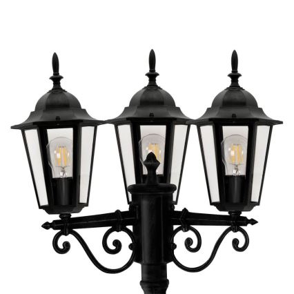 Buitenlamp LIGURIA 3xE27/60W/230V IP43 2,5m