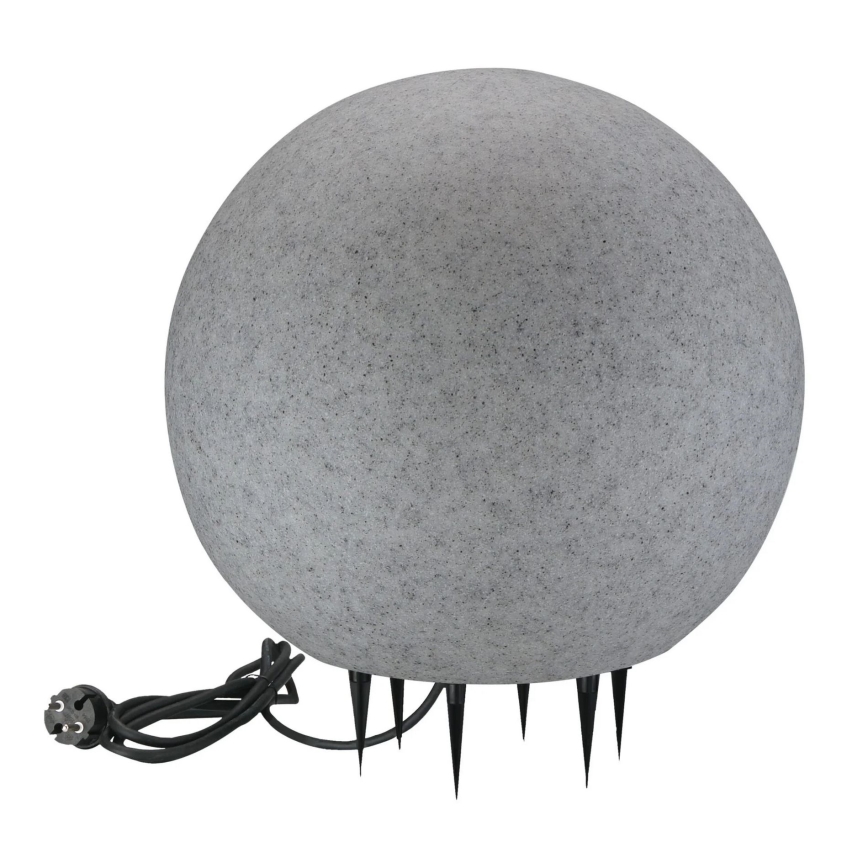 Buitenlamp ARGENTO 1xE27/15W/230V diameter 40 cm IP65 grijs
