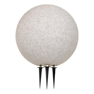 Buitenlamp KULA 1xE27/60W/230V Ø 40 cm IP44 grijs
