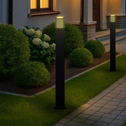 Buitenlamp KUUSAMO 1xE27/20W/230V 74 cm IP54 antraciet