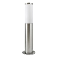 Buitenlamp LIVIA 1xE27/10W/230V 45 cm IP44 zilver